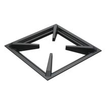 Grelha 4 Hastes Mtq Fogão Industrial Ferro Fundido 30x30cm