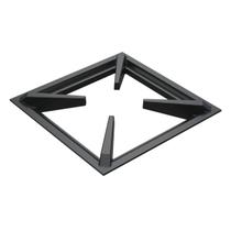 Grelha 4 Hastes MTQ Fogão Industrial Ferro Fundido 30x30cm