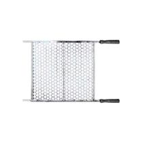 Grelha 451RIG para Churrasco em Aço Inox com Cabo em Alumínio 45x48cm Inox Rig Fundidos Grelha 451RIG para Churrasco em Aço Inox com Cabo em Alumínio 45x48cm Inox Rig Fundidos