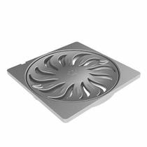 Grelha Abre/Fecha Quadrada Titânio DN100 - Tigre