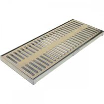 Grelha Aco Galvanizado Com Caixilho 20X 50 Ralo 44248