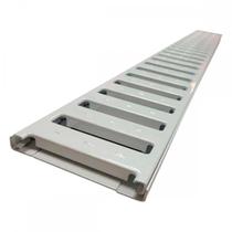 Grelha Aco Galvonizado Compl.10 X100 Branco C.Forte