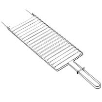 Grelha Aço Inox Churrasco Tramontina Com Trava