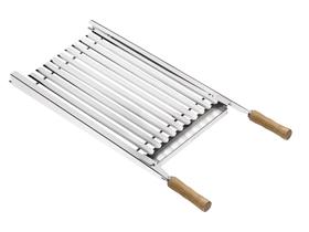 Grelha Aço Inox com Cabo de Madeira 79 x 35 Tramontina 26492/002