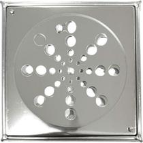 Grelha Aco Inox Quadrada Overtime 15X15Cm Com Fecho + Caixilho Grelha Aco Inox Quadrada Overtime 15X15Cm Com Fecho + Caixilho