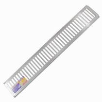 Grelha Alumínio Coleta água pluvial, Grelha 10x100