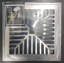Grelha aluminio escovado completo ac vent - 30 x 30