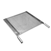 Grelha Americana Super Reforçada em Inox 50cm Cozix p/ Churrasco e Carnes