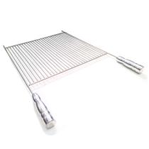 Grelha Aramada Churrasco 45x50 Inox 304 Estilo Uruguaia