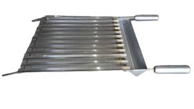 Grelha Argentina em Aço Inox 65x40cm ArteInoxx