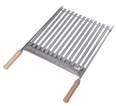 Grelha Argentina Inox Com Coletora de Gordura Cromada Grelha Argentina Inox Com Coletora de Gordura Cromada