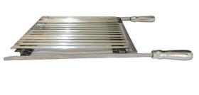 Grelha Argentina Inox para churrasqueira picanheira 50x45 Grelha Argentina Inox para churrasqueira picanheira 50x45