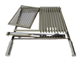 grelha argentina mista com moeda removivel 45, 50, 55cm grelha argentina mista com moeda removivel 45, 50, 55cm