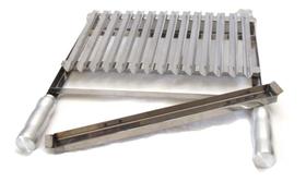 Grelha Argentina Parrilha resistente Inox 45cm largura Grelha Argentina Parrilha resistente Inox 45cm largura