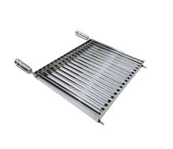 Grelha Argentina Parrilla com Coletor de Gordura Inox Para Churrasqueira 45x50 - BEM GRILL