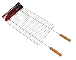 Grelha Bandejão Inox Madefer Elegance Ideal para Churrasqueiras Grelha Bandejão Inox Madefer Elegance Ideal para Churrasqueiras