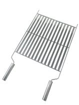 Grelha barra chata em aço inox 304 45x40cm