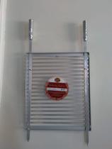 Grelha borda em alumínio e espeto móvel