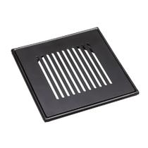 Grelha C/ Base Invinox 10 X10 Listras Black Matte 4006/1.bm.c Grelha C/ Base Invinox 10 X10 Listras Black Matte 4006/1.bm.c