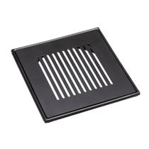 Grelha C/ Base Invinox 15 X15 Listras Black Matte 5006/1.bm.c Grelha C/ Base Invinox 15 X15 Listras Black Matte 5006/1.bm.c