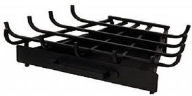 Grelha C/ Gaveta De Canto Para Lareira Ferro Preto 68,5 X 40 X 38