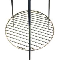 Grelha Campeira Churrasco Redonda Metal Soldada 53cm