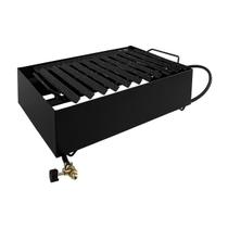 Grelha Char Broiler Esmaltada à Gás 8 Queimadores 44x30cm - Wp