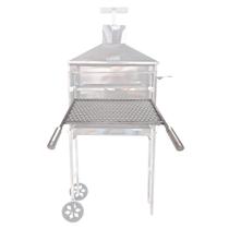 Grelha Churrasco Espetinho Movel 53x25,5 Inox Churrasqueira Grelha Churrasco Espetinho Movel 53x25,5 Inox Churrasqueira