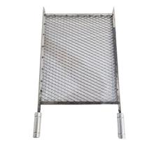 Grelha Churrasco Inox 40x50 Tela Chapa Expandida Sem Emenda Grelha Churrasco Inox 40x50 Tela Chapa Expandida Sem Emenda