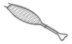 Grelha Churrasco Inox Peixe 71x16cm Lar Tramontina 26483000
