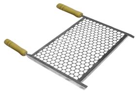 Grelha churrasco l50 x c25 aço inox - fuzil Grelha churrasco l50 x c25 aço inox - fuzil