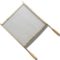 Grelha Churrasqueira 40x40cm Chapa Expandida Inox