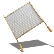 Grelha Churrasqueira 55x50cm Chapa Expandida Inox Grelha Churrasqueira 55x50cm Chapa Expandida Inox