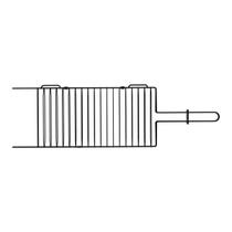 Grelha Churrasqueira Dupla Travas de Fechamento 22,10X72,50cm Black Tramontina