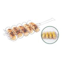 Grelha De Aço Para Pão De Alho Milho Legumes Vegetariano