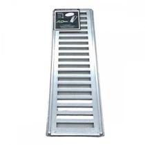 Grelha De Aluminio Com Porta Grelha 20X 50Cm Grelha De Aluminio Com Porta Grelha 20X 50Cm