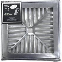 Grelha De Aluminio Com Porta Grelha Concava 15X15Cm Grelha De Aluminio Com Porta Grelha Concava 15X15Cm