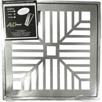 Grelha De Aluminio Com Porta Grelha Quadrada 30X30Cm Grelha De Aluminio Com Porta Grelha Quadrada 30X30Cm
