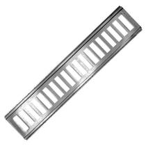 Grelha de alumino escovada 10x50cm ac vent