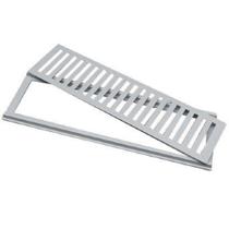 Grelha de alumino escovada 20x50cm ac vent