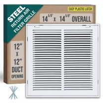 Grelha de filtro de ar de retorno Handua Steel White 14,6 x 14,6 cm Grelha de filtro de ar de retorno Handua Steel White 14,6 x 14,6 cm