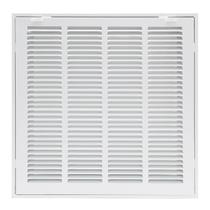 Grelha de filtro de ar de retorno Howeall Steel 18x18cm branca Grelha de filtro de ar de retorno Howeall Steel 18x18cm branca