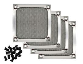 Grelha de filtro de ventilador de 80 mm ImsurqlTyprise Aluminium Silver, pacote com 4 Grelha de filtro de ventilador de 80 mm ImsurqlTyprise Aluminium Silver, pacote com 4
