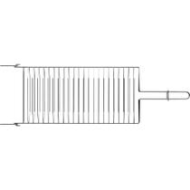 Grelha De Inox Para Churrasco Com 56x17,6cm - 26480003 - Tramontina Grelha De Inox Para Churrasco Com 56x17,6cm - 26480003 - Tramontina