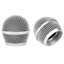 Grelha de microfone de malha de cabeça esférica de reposição para Shure Grelha de microfone de malha de cabeça esférica de reposição para Shure