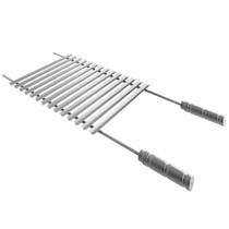 Grelha de Parrilla Argentina para Churrasqueira Inox 34,5cm Plana Profissional