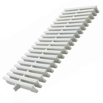 Grelha de Piso 20x50cm Articulada Branca Pedestre Grelha de Piso 20x50cm Articulada Branca Pedestre