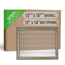 Grelha de piso Return Air Handua 12x14 e 14x12 Duct Brown Grelha de piso Return Air Handua 12x14 e 14x12 Duct Brown