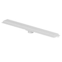 Grelha de ralo linear branca 70 cm tigre