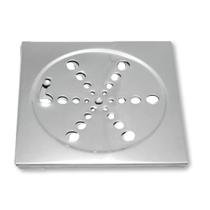 Grelha de ralo s/ caixilho 10X10 inox quadrada clara inox Grelha de ralo s/ caixilho 10X10 inox quadrada clara inox